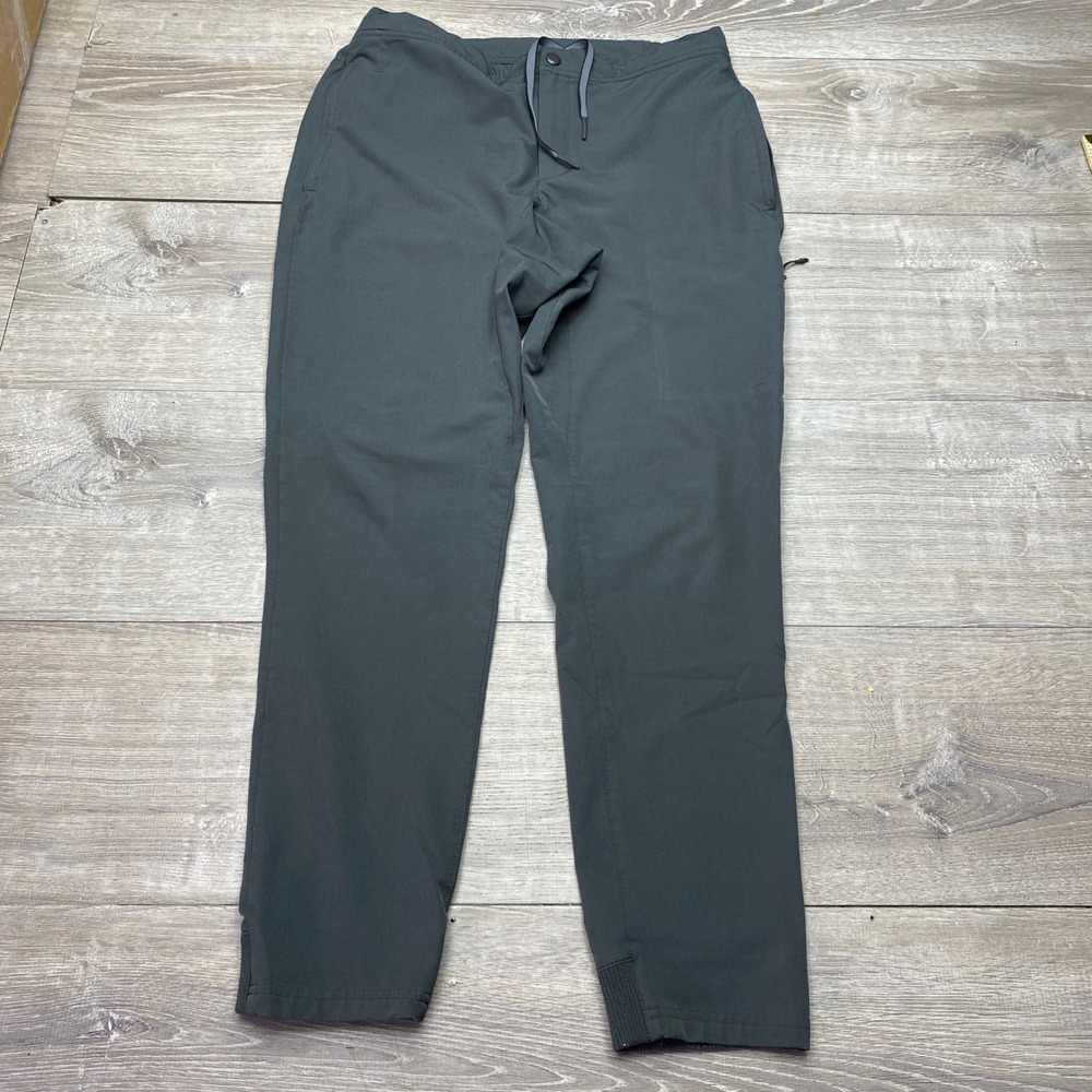 Mack Weldon Pants Radius Mens Medium Gray Polyester Spandex Jogger Casual Active